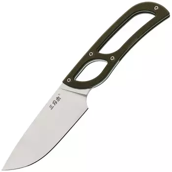 Нож Sanrenmu S628-1, сталь 8Cr14MoV, рукоять G10, зелёный
