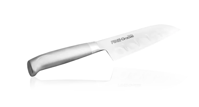 Нож Сантоку Narihira Fuji Cutlery,FC-343, сталь Mo-V, чёрный