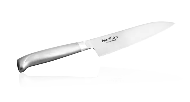 Нож Сантоку Narihira Fuji Cutlery, FC-62, сталь Mo-V, серый