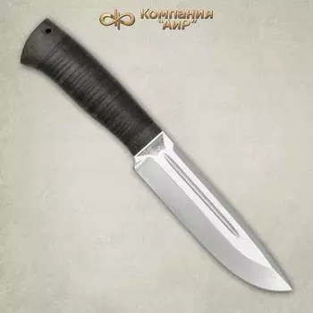 Нож Селигер, АиР, кожа, 95х18