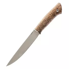 Нож Щука, сталь М390, карельская береза