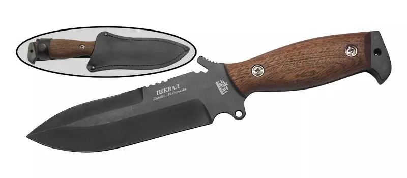 Нож Шквал, сталь У8, рукоять сапелли