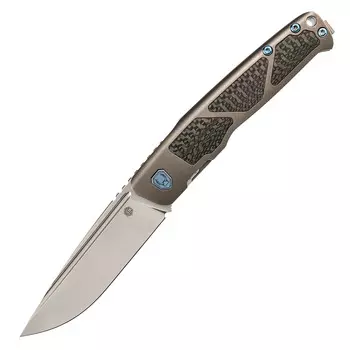 Складной нож Aragil Rikeknife, сталь M390, Titanium/Carbon