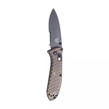 Нож складной Benchmade BM575SGY-2001 Mini Presidio II, сталь CPM-M4, алюмиий