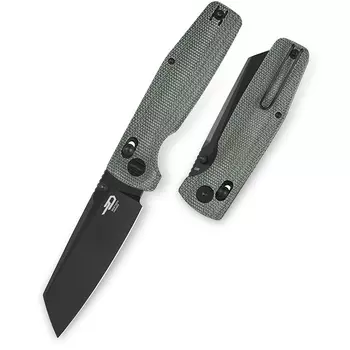 Нож складной Bestech Slasher, сталь D2, рукоять микарта, зеленый