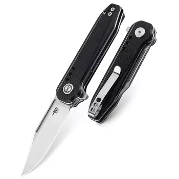 Нож складной Bestech Syntax, сталь 154CM, рукоять G10, черный