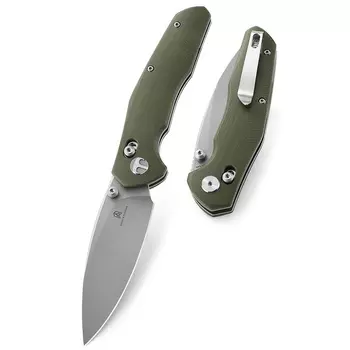 Нож складной Bestechman Ronan, сталь 14C28N, рукоять G10, зеленый