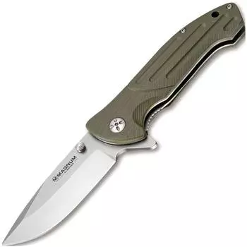 Нож складной Boker Magnum Brutus, сталь 440A Stonewash Plain, рукоять стеклотекстолит G10, 01MB719