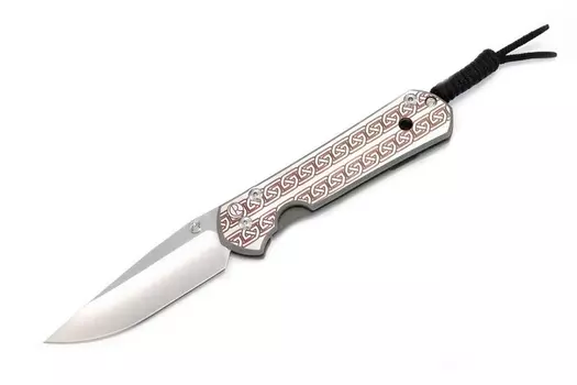 Нож складной Chris Reeve Large Sebenza 21 Computer Generated Graphic "Celtic", сталь CPM-S35VN, рукоять титан