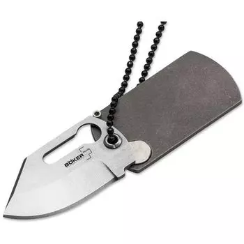 Складной нож-брелок Boker Dog Tag, сталь 440C, рукоять титан