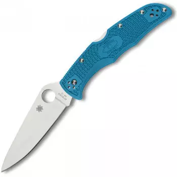 Нож складной Spyderco Endura Flat Ground Blue