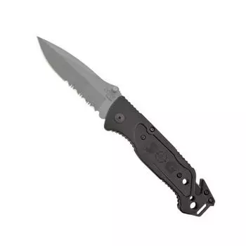 Нож складной Escape - Bead Blasted - SOG FF24, сталь 9Cr18MoV, рукоять анодированный алюминий