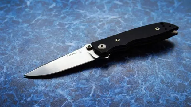 Нож складной HB03 Medium, Black Handle, Crucible CPM® S35VN™, William (Bill) Harsey Design 9.2 см.