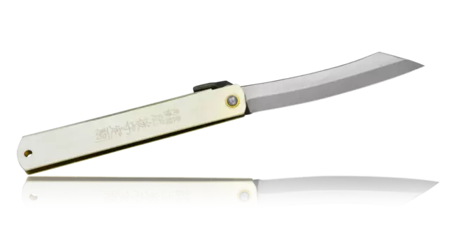 Нож складной Higonokami, Nagao, HKC-100SL, нержавеющая сталь 18-8, белый