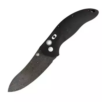 Нож складной Hogue EX-04 Upswept Blade, сталь дамасская Chad Nichols, рукоять стеклотекстолит G-Mascus® G10