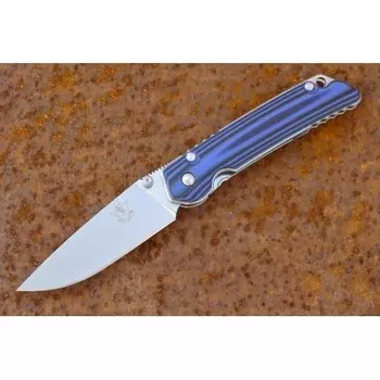 Нож складной Джин 2, сталь 9Cr18MoV, синий