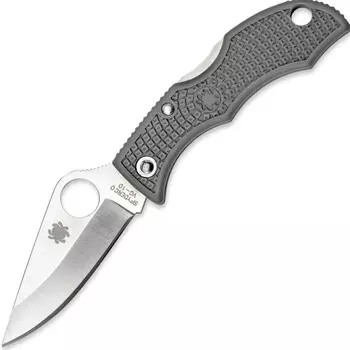 Нож складной Ladybug 3 - Spyderco LFGP3, сталь VG-10 Satin Plain, рукоять термопластик FRN, (Foliage Green) зелёный