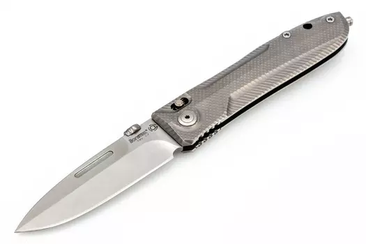 Нож складной Lionsteel Big Daghetta, сталь D2, рукоять титан