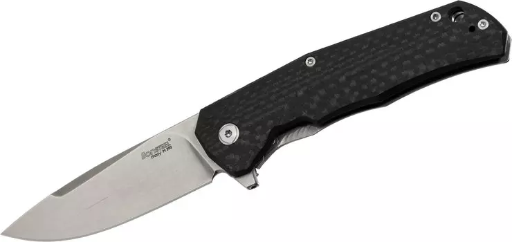 Нож складной LionSteel TRE FC, сталь M390, рукоять карбон/титан