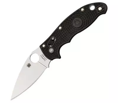 Нож складной Manix 2 Lightweight Spyderco 101PBK2, сталь Carpenter CTS™ - BD1 Alloy Satin Plain, рукоять пластик FRCP, чёрный