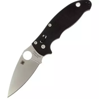 Нож складной Manix 2 - Spyderco 101GP2, сталь Crucible CPM® S30V™ Satin Plain, рукоять G10, чёрный