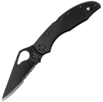 Нож складной Meadowlark Byrd 2 Spyderco, сталь 8Cr13MOV, рукоять Titanium