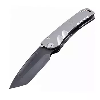 Нож складной Medford Marauder Tanto, сталь D2 PVD, рукоять титановый сплав, серый