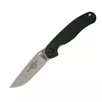 Нож складной Ontario RAT-2, сталь Aus-8. Клинок - Satin, Рукоять - Black GRN