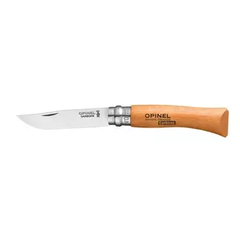 Нож складной Opinel №7 VRN Carbon, углеродистая сталь, рукоять бук