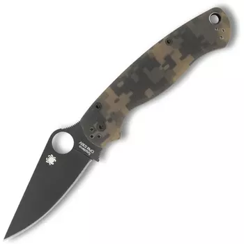 Складной нож Spyderco Paramilitary 2, сталь S45VN, рукоять G10, камуфляж (Digi Camo)