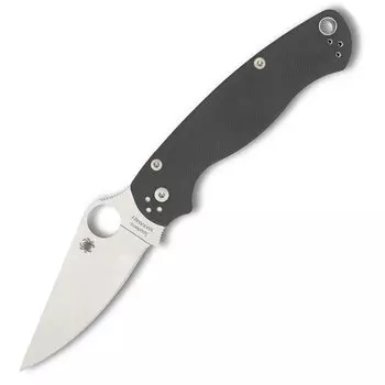 Нож складной Para Military 2 Dark Grey Maxamet Spyderco, сталь CTS-Maxamet, рукоять G10