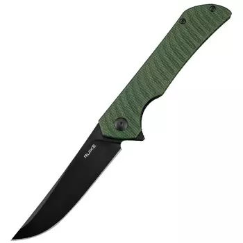 Нож складной Ruike P122-MG, сталь 14C28N, рукоять микарта, зеленый