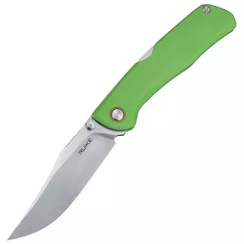 Нож складной Ruike P882-G, сталь Sandvik 12C27, рукоять G10, зеленый