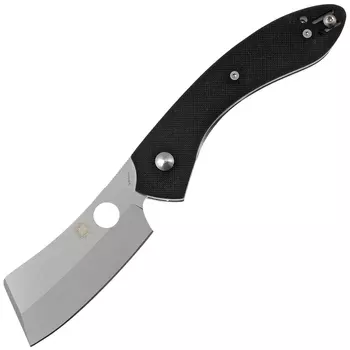 Нож складной Serge Panchenko’s Roc Spyderco 177GP, сталь VG-10 Satin Plain, рукоять стеклотекстолит G10, чёрный