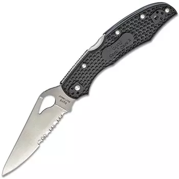 Нож складной Spyderco Byrd Cara Cara 2, сталь 8Cr13MoV, рукоять черный термопластик FRN