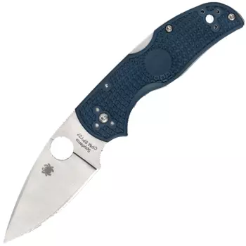 Нож складной Spyderco Native 5 Lightweight 41PCBL5, сталь SPY27, рукоять пластик FRN синий