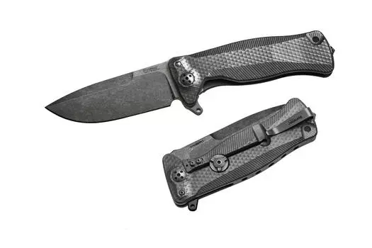 Нож складной SR-11 Ball-Bearing Flipper, Brown Solid® Titanium Handle