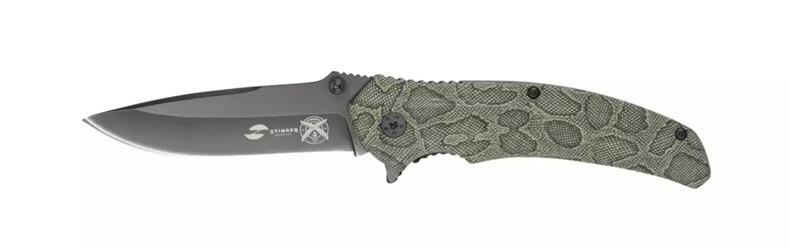 Нож складной Stinger FK-019SAK-CA, сталь 3Cr13, рукоять алюминий