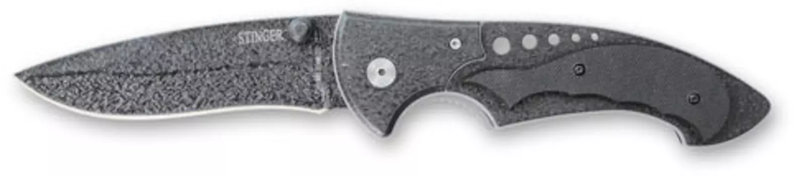 Нож складной Stinger G10-124AZB, сталь 420, G-10