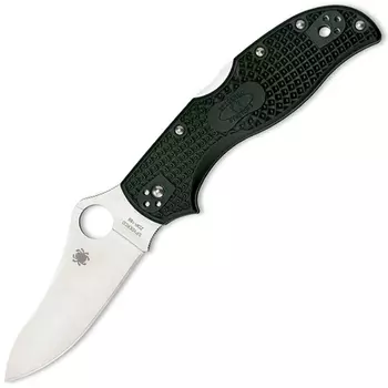 Нож складной Stretch 2 Spyderco 90PGRE2, сталь ZDP-189 Satin Plain, рукоять термопластик FRN, зелёный