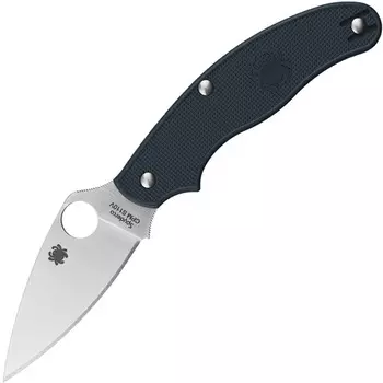 Нож складной UK Penknife Spyderco 94PDBL, сталь Crucible CPM® S110V™ Satin Plain, рукоять термопластик FRN (Dark Blue) синий
