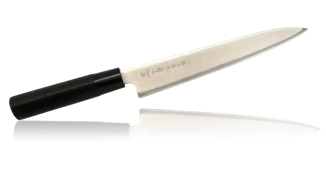 Нож Слайсер ZEN Black, Tojiro, FD-1569, сталь VG-10, чёрный, в подарочной коробке