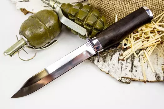 Нож Спецназ Вишня, сталь 95х18, граб