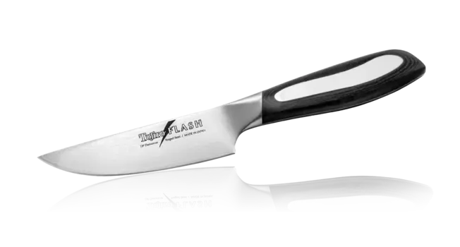 Нож Универсальный Tojiro Flash, FF-TE125, сталь VG-10, чёрный