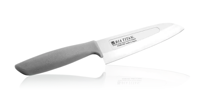 Нож универсальный Tojiro Forever Titanium Diamond, TW-13H, Титан, серый, в картонной коробке