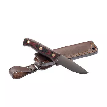 Нож универсальный Рыбацкий L, сталь N690, рукоять микарта, синий