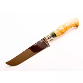 Нож Узбек, сталь K340, карельская береза