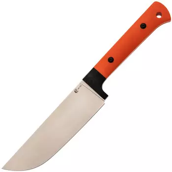 Нож Узбекский, сталь VG-10, рукоять оранжевый G10
