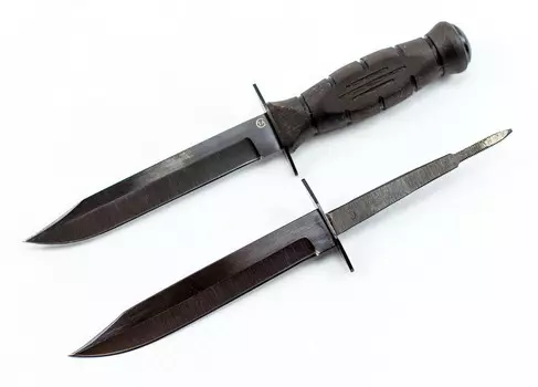 Нож Вишня разборная, сталь 65Г, с дополнительным клинком