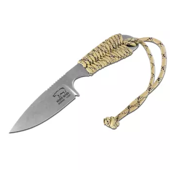 Нож White River M1 Backpacker StoneWash, сталь CPM S35VN, рукоять пустынная оплетка